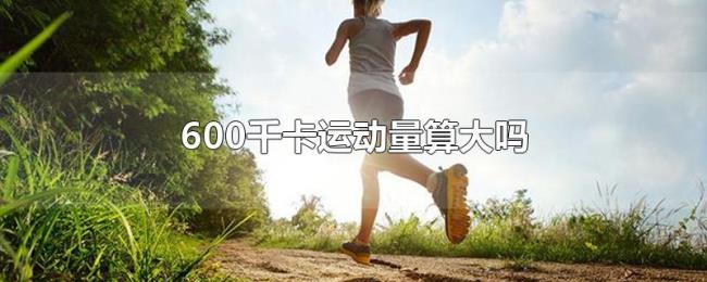 600千卡运动量算大吗 600千卡运动量算大吗