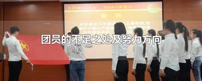 团员的不足之处及努力方向