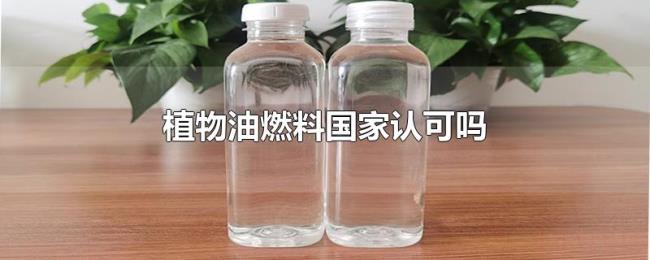 植物油燃料国家认可吗