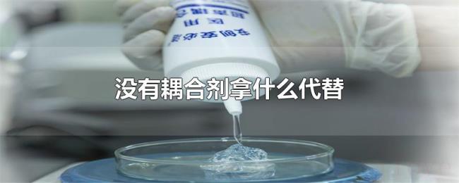 没有耦合剂拿什么代替