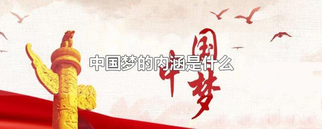 中国梦的内涵是什么