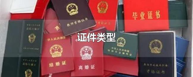 证件类型