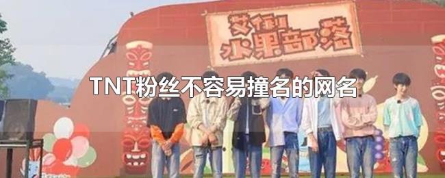 TNT粉丝不容易撞名的网名