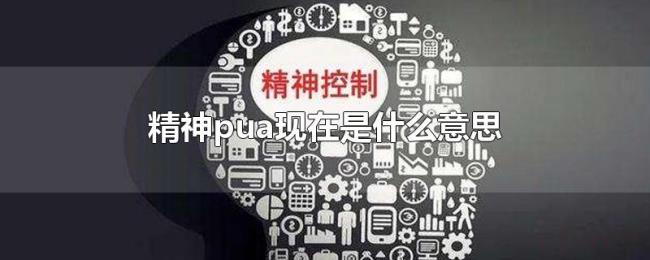 精神pua现在是什么意思