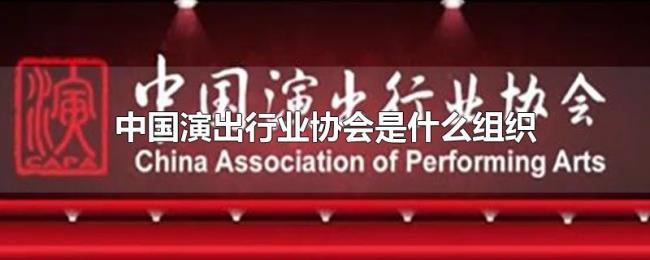 中国演出行业协会是什么组织 中国演出行业协会是什么组织