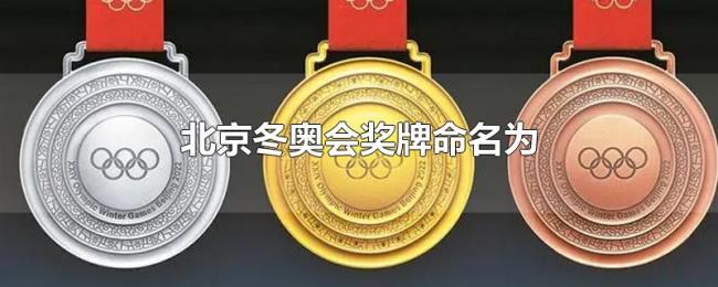 北京冬奥会奖牌命名为
