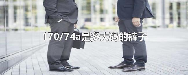 170/74a是多大码的裤子 170/74a是多大码的裤子