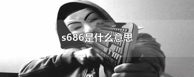 s686是什么意思 s686是什么意思