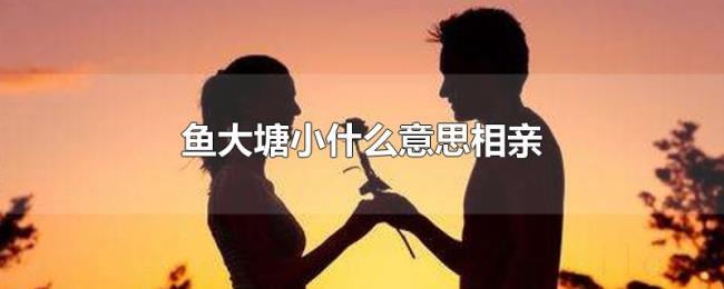 鱼大塘小什么意思相亲 鱼大塘小什么意思相亲