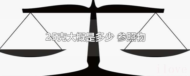 25克大概是多少（参照物）