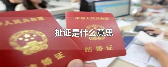 扯证是什么意思 扯证是什么意思