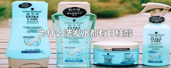 为什么洗发水都有月桂醇 为什么洗发水都有月桂醇