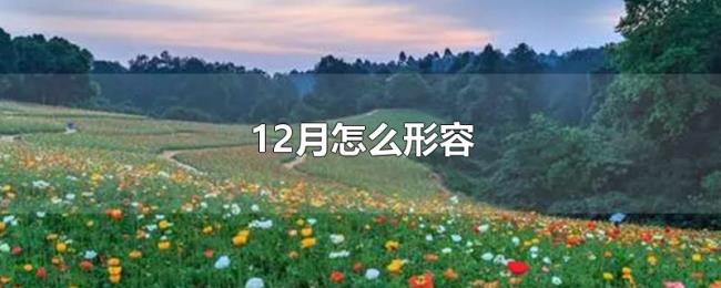 12月怎么形容