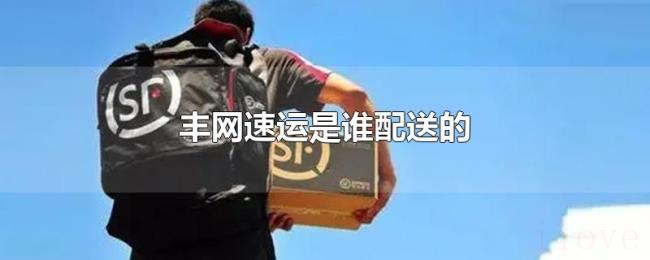 丰网速运是谁配送的