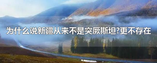 为什么说新疆从来不是突厥斯坦?更不存在 为什么说新疆从来不是突厥斯坦?更不存在