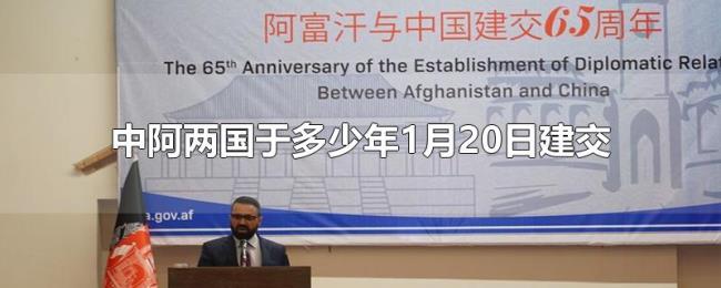 中阿两国于多少年1月20日建交 中阿两国于多少年1月20日建交