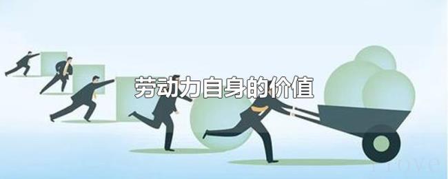 劳动力自身的价值 劳动力自身的价值