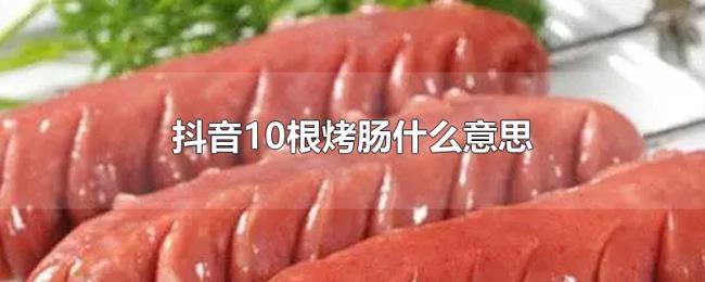 抖音10根烤肠什么意思