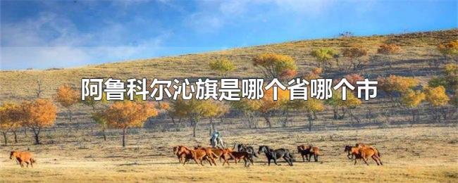 阿鲁科尔沁旗是哪个省哪个市