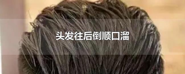 头发往后倒顺口溜 头发往后倒顺口溜