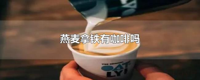 燕麦拿铁有咖啡吗 燕麦拿铁有咖啡吗
