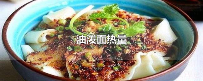 油泼面热量