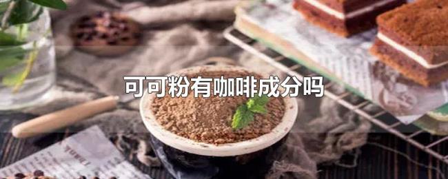 可可粉有咖啡成分吗 可可粉有咖啡成分吗
