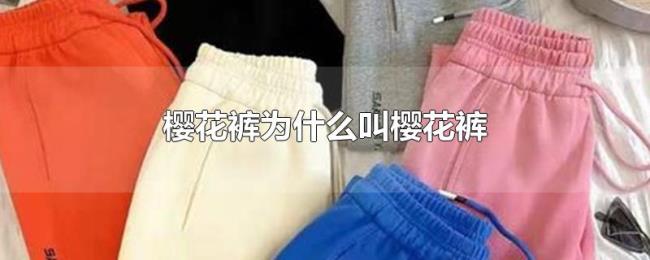 樱花裤为什么叫樱花裤