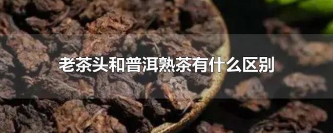 老茶头和普洱熟茶有什么区别 老茶头和普洱熟茶有什么区别
