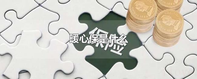 暖心保是什么 暖心保是什么