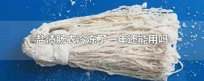 盐渍肠衣冷冻了一年还能用吗 盐渍肠衣冷冻了一年还能用吗