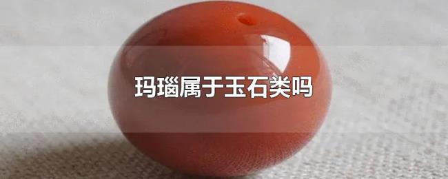 玛瑙属于玉石类吗