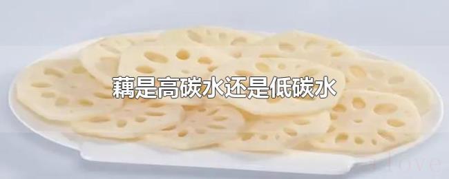藕是高碳水还是低碳水