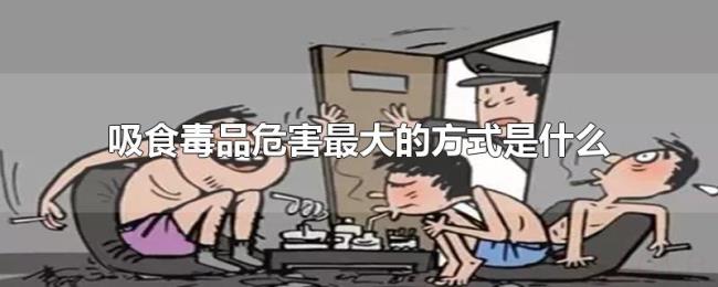 吸食毒品危害最大的方式是什么