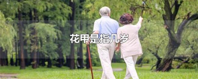 花甲是指几岁
