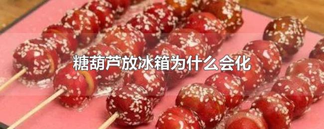糖葫芦放冰箱为什么会化
