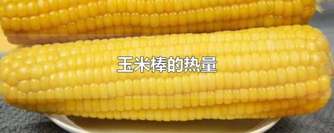 玉米棒的热量