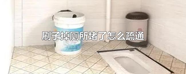 刷子掉厕所堵了怎么疏通 刷子掉厕所堵了怎么疏通