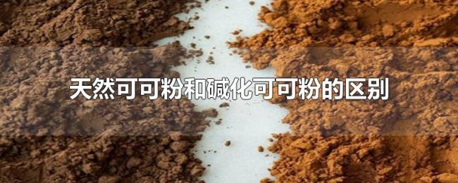 天然可可粉和碱化可可粉的区别 天然可可粉和碱化可可粉的区别