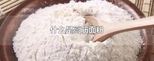 什么是高筋面粉 什么是高筋面粉