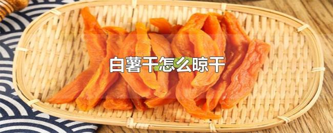 白薯干怎么晾干 白薯干怎么晾干