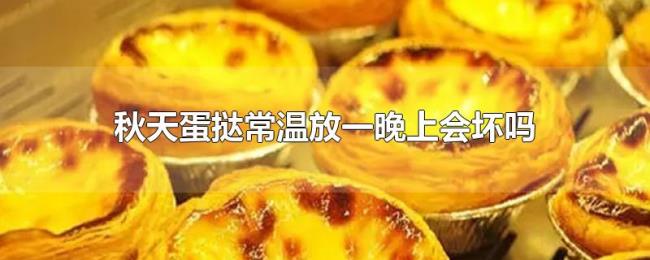 秋天蛋挞常温放一晚上会坏吗 秋天蛋挞常温放一晚上会坏吗