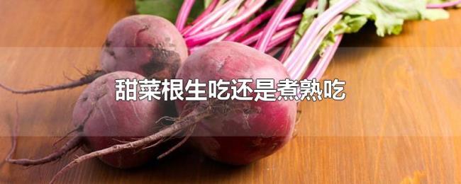 甜菜根生吃还是煮熟吃 甜菜根生吃还是煮熟吃