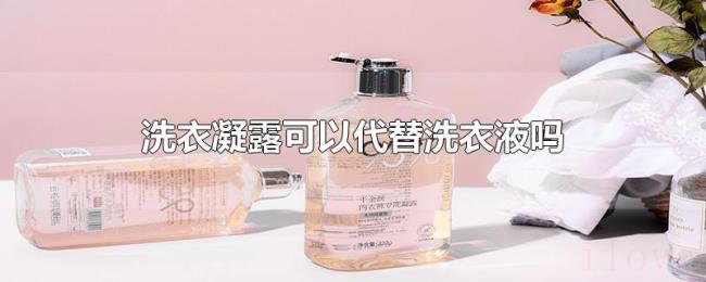 洗衣凝露可以代替洗衣液吗 洗衣凝露可以代替洗衣液吗