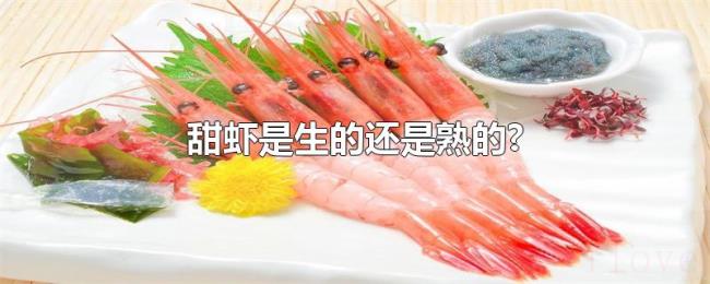 甜虾是生的还是熟的?