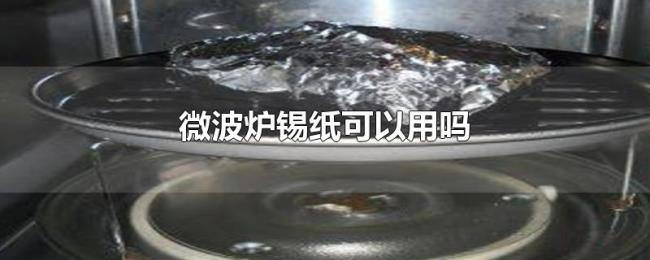 微波炉锡纸可以用吗 微波炉锡纸可以用吗