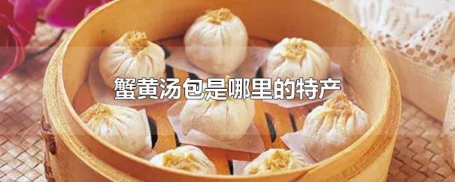 蟹黄汤包是哪里的特产