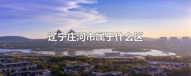 辽宁庄河市属于什么区