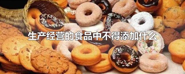 生产经营的食品中不得添加什么 生产经营的食品中不得添加什么