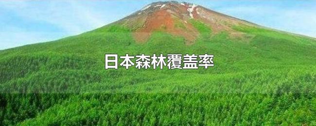 日本森林覆盖率